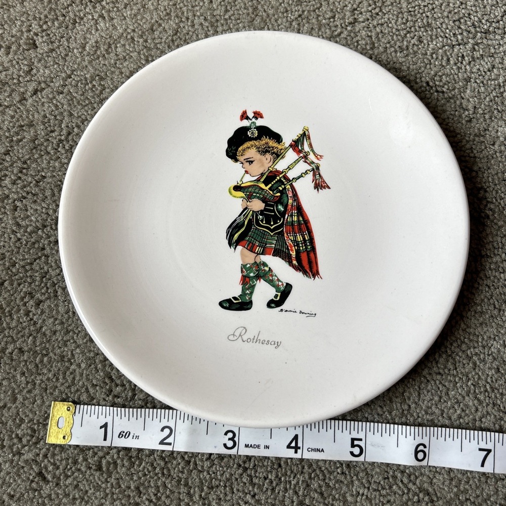 Brownie‎ Downing Ceramics Dish Frae Bonnie Scotland Plate by JH Weatherby & Sons